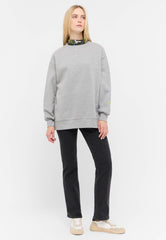 Damska Bluza Nierozpinana Mustang Style Kimberly Mid Grey Mélange 1015949 4140