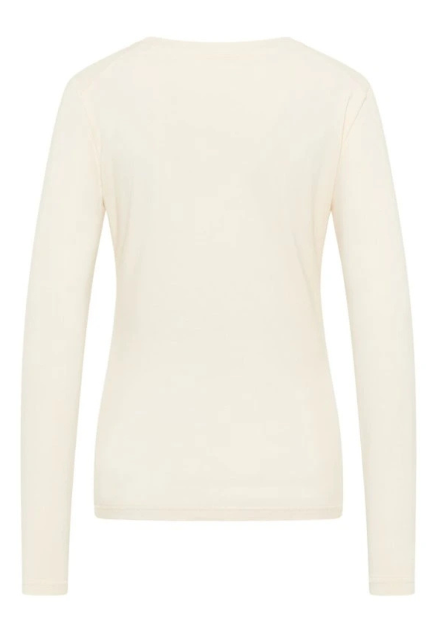 Damski Longsleeve Mustang Style Anna C Tee Whisper White 1014491 2013