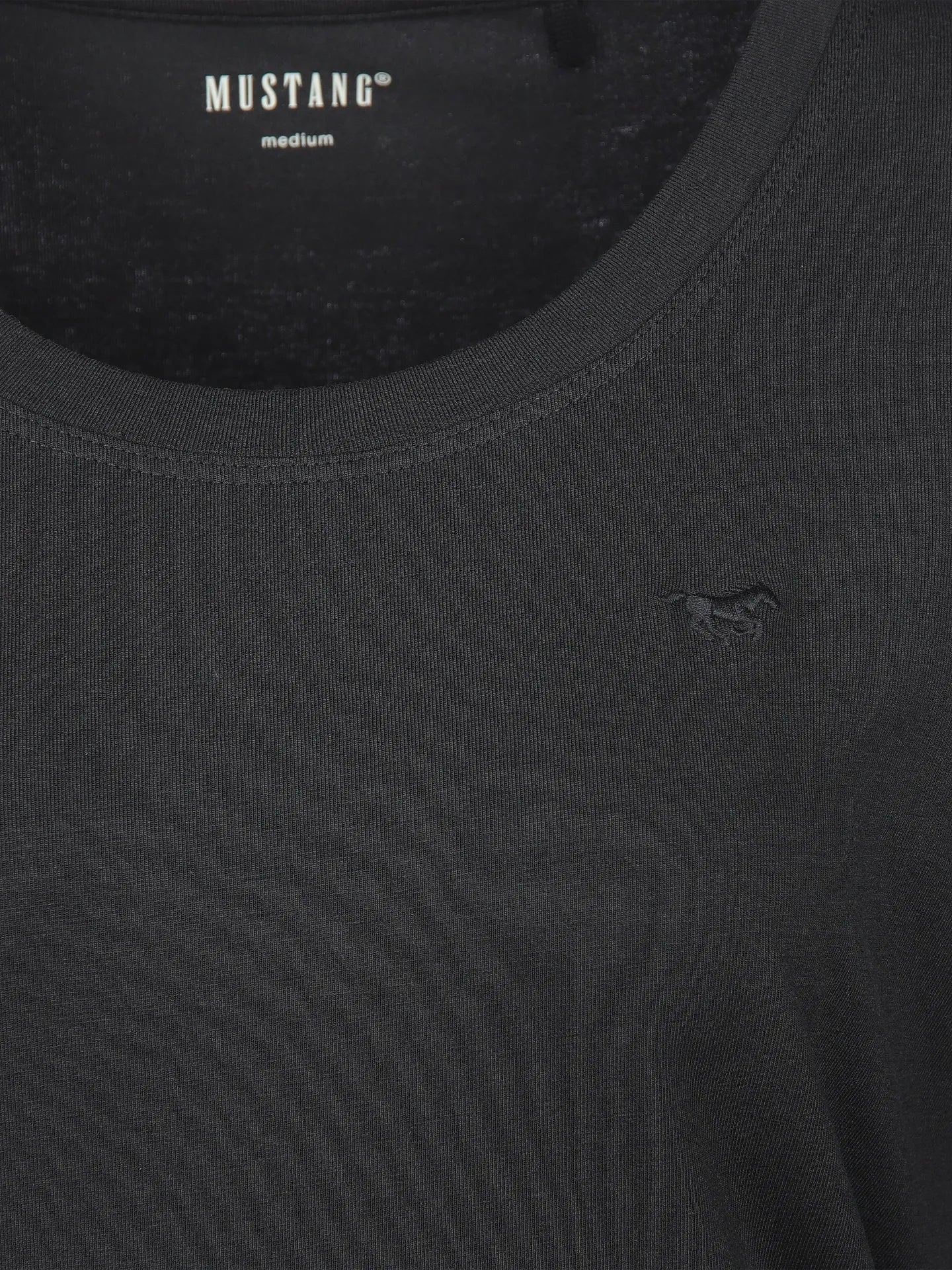 Damski Longsleeve Mustang Style Anne C Basic Jet Black 1015770 4188