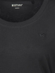 Damski Longsleeve Mustang Style Anne C Basic Jet Black 1015770 4188