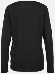 Damski Longsleeve Mustang Style Anne C Basic Jet Black 1015770 4188