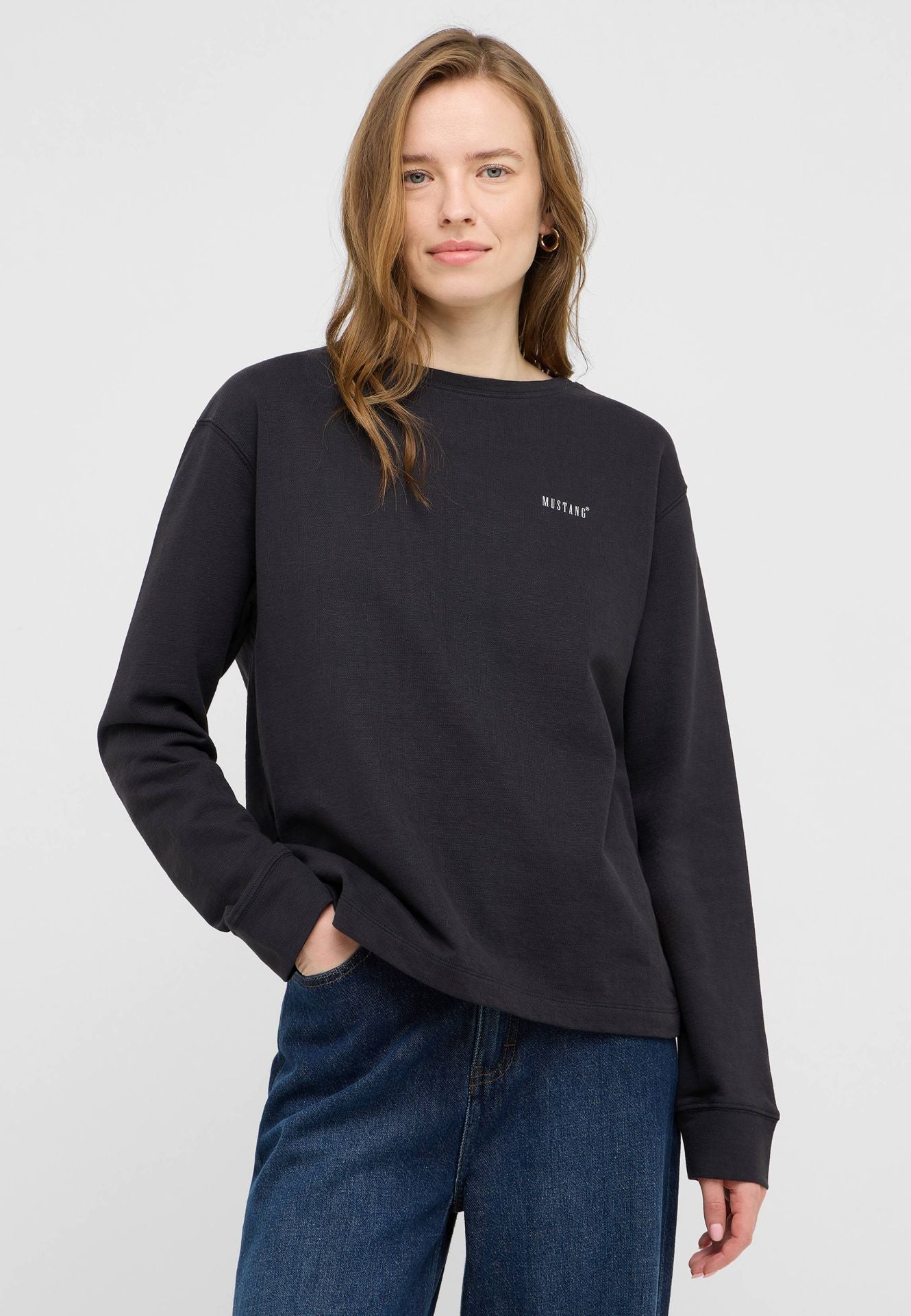 Damski Longsleeve Mustang Style Roseville Black Beauty 1016759 4185