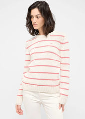 Damski Sweter Mustang Style Silas Pink Stripe French Riviera 1016174 12724