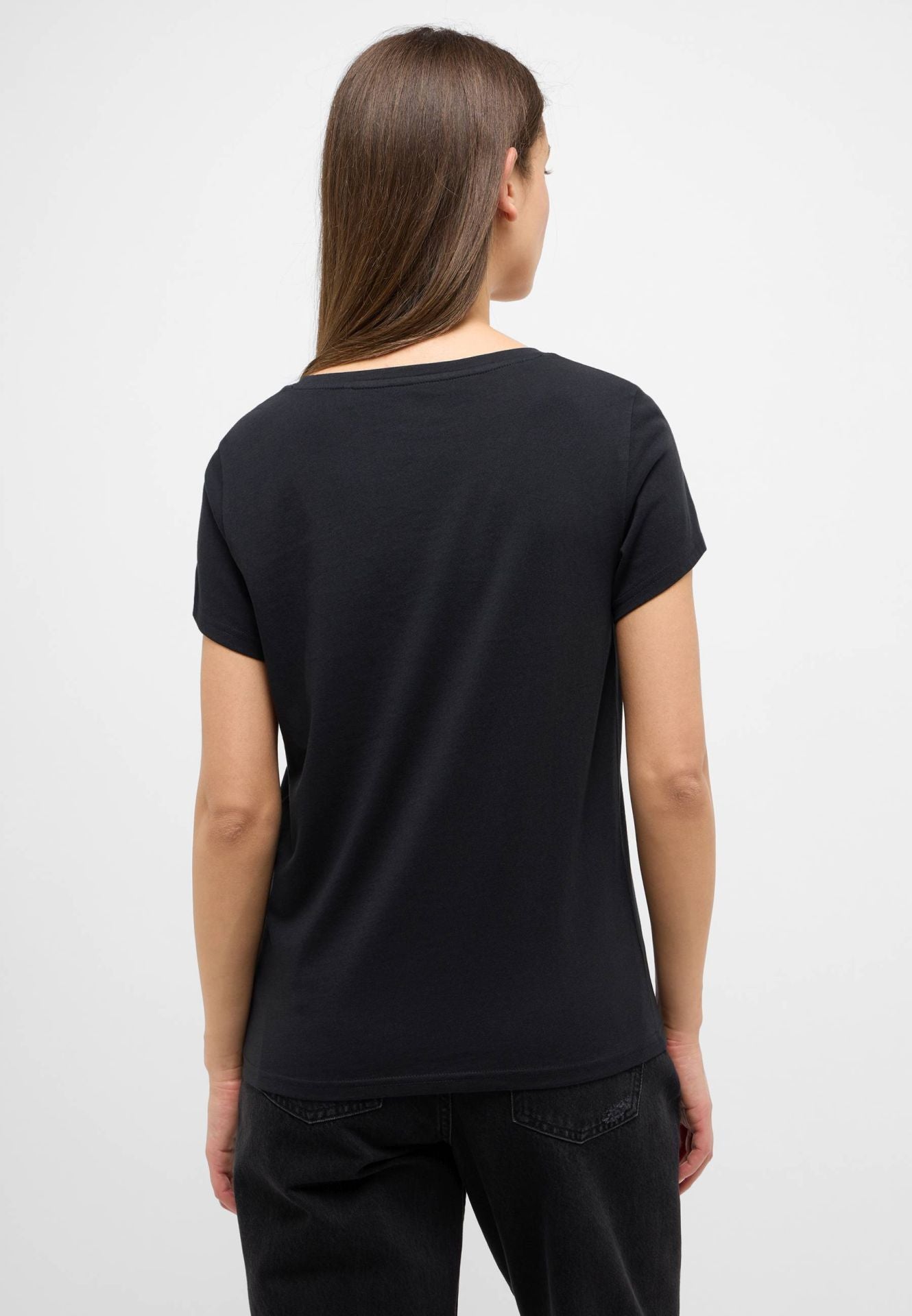 Damski T-Shirt Mustang Style Alma Jet Black 1015459 4188