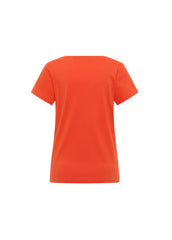 Damski T-Shirt Mustang Style Alma Red Clay 1016511 7116