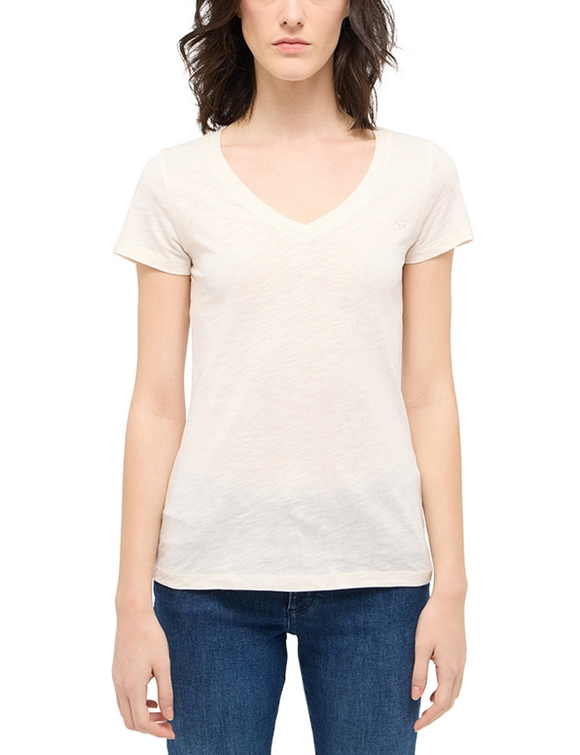 Damski T-Shirt Mustang Style Beverly Whisper White 1016139 2013