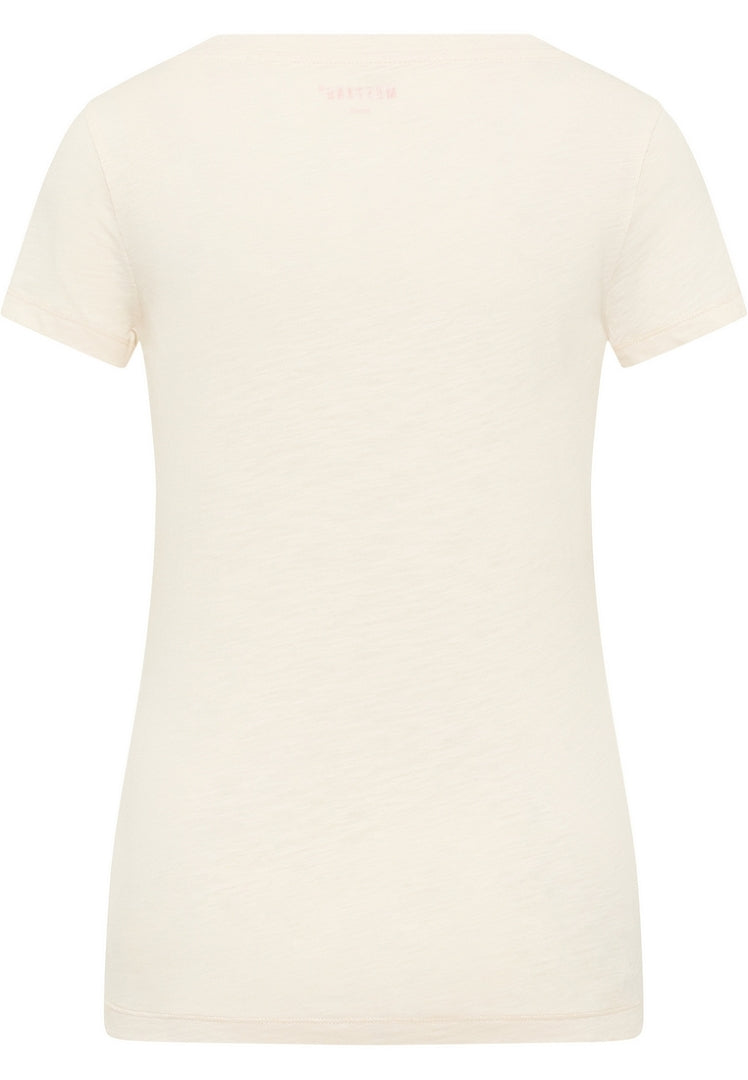 Damski T-Shirt Mustang Style Beverly Whisper White 1016139 2013