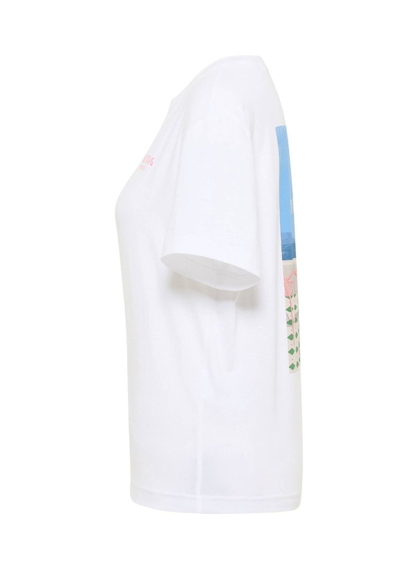 Damski T-Shirt Mustang Style Floris General White 1016158 2045