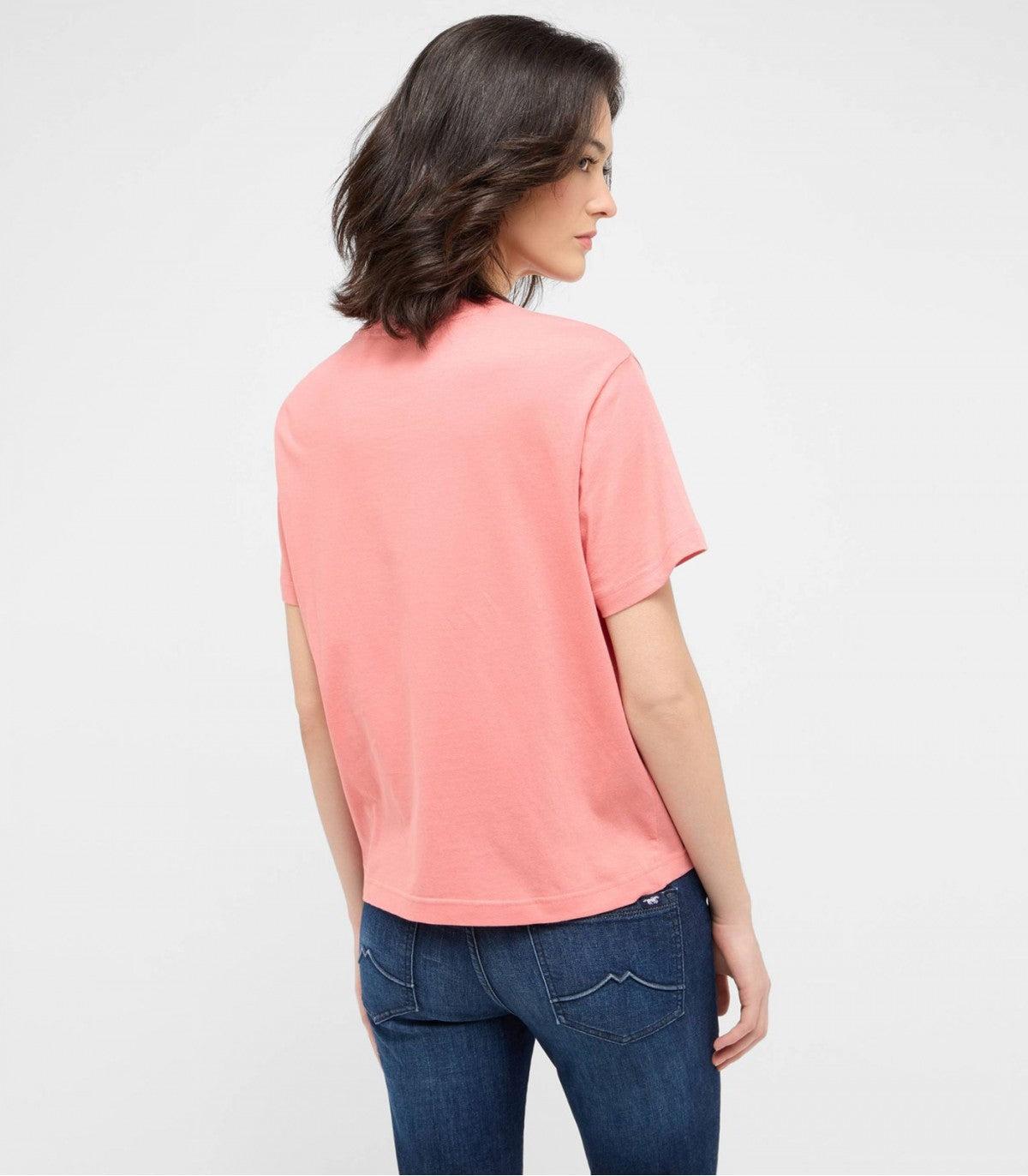 Damski T-Shirt Mustang Style Floris Peach Blossom 1016145 8143