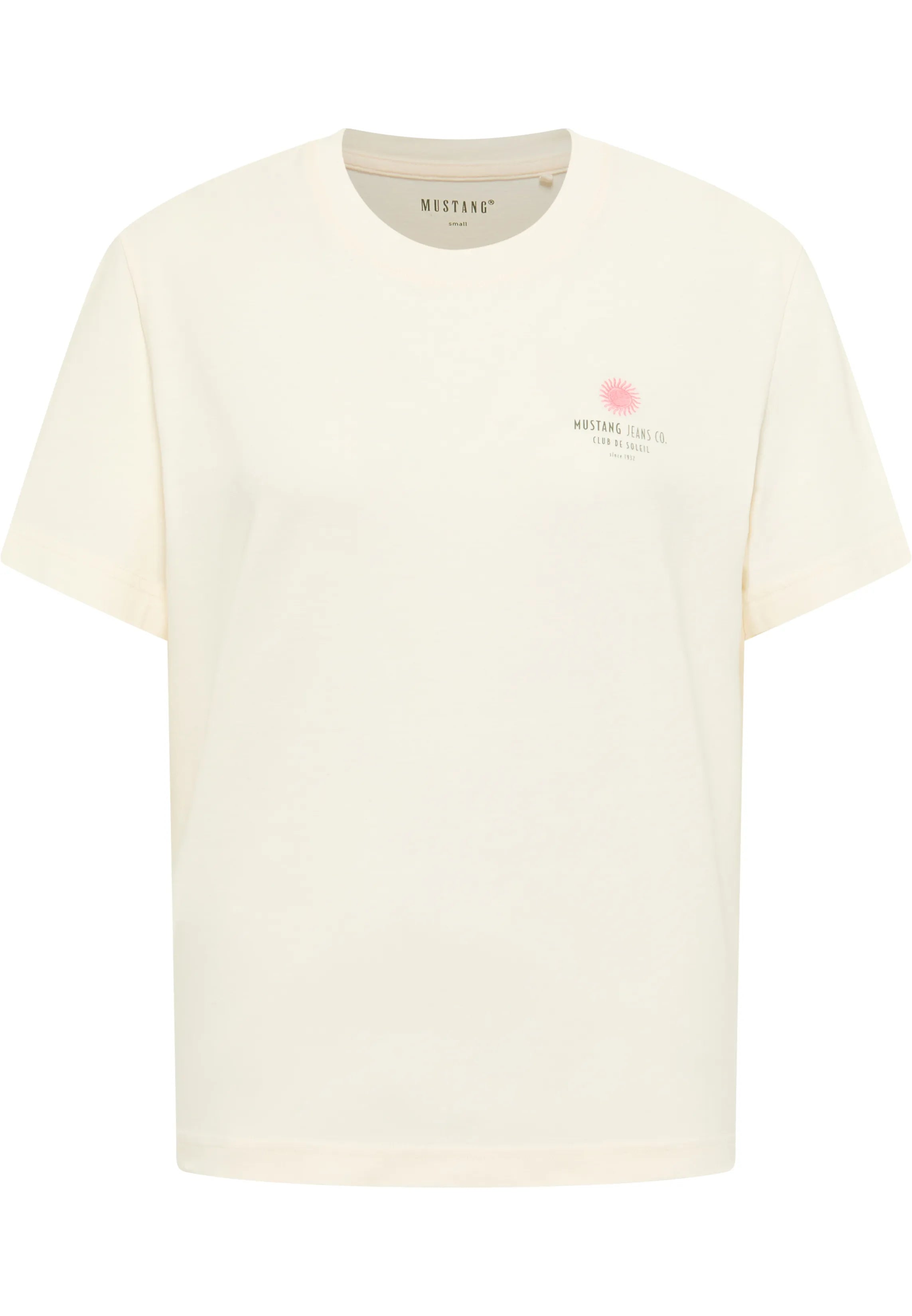 Damski T-Shirt Mustang Style Floris Whisper White 1016141 2013