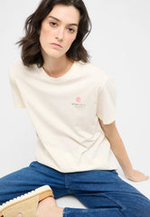 Damski T-Shirt Mustang Style Floris Whisper White 1016141 2013