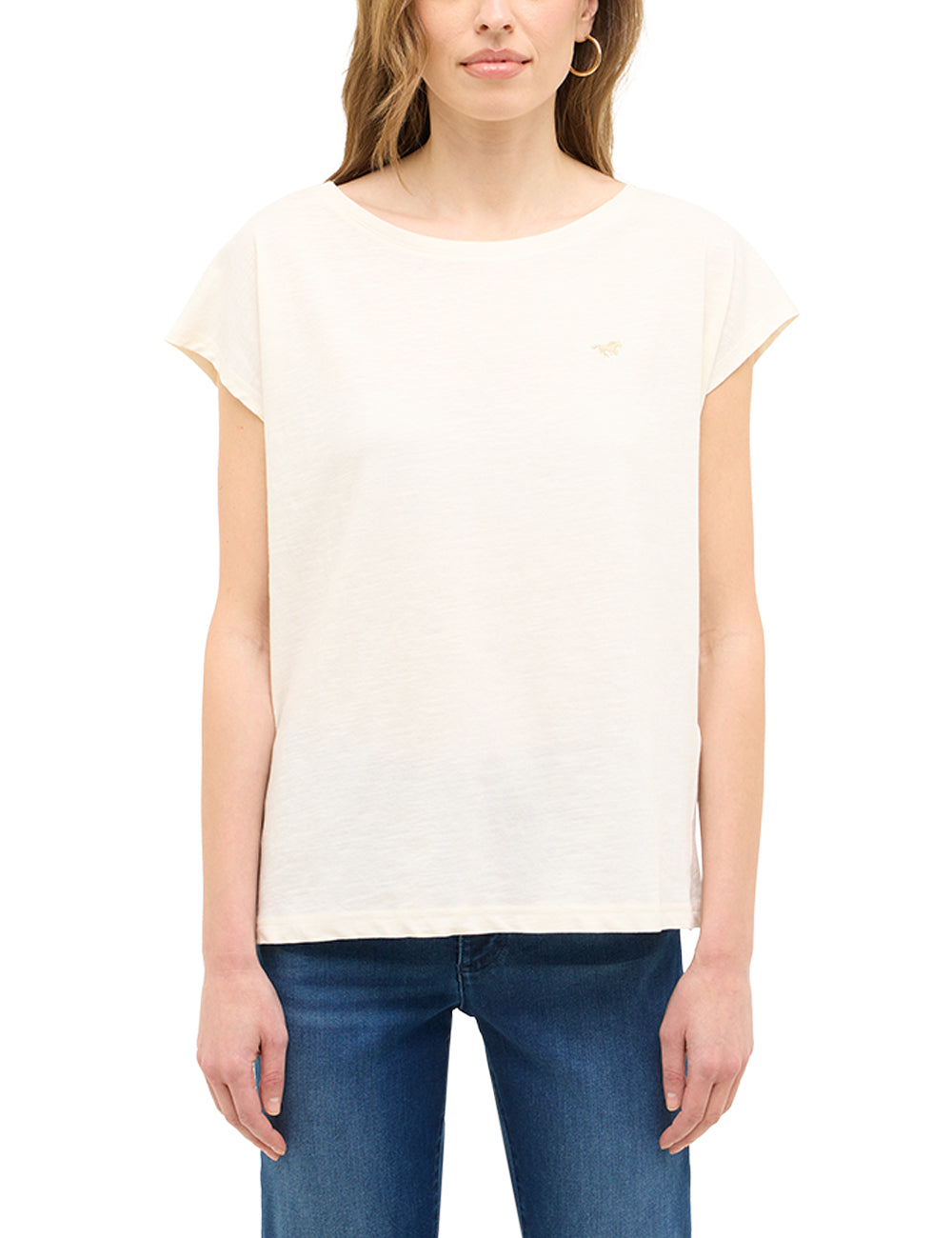 Damski T-Shirt Mustang Style Lesley Whisper White 1016512 2013