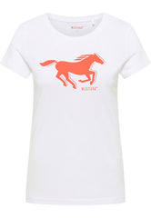 Damski T-Shirt Mustang Style Loa General White 1016508 2045