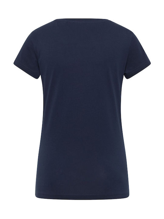 Damski T-Shirt Mustang Style Loa Navy Blazer 1016509 5324