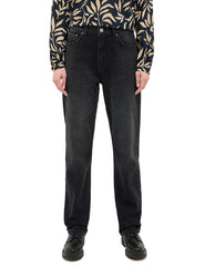 Damskie Spodnie Jeansowe Mustang Style Brooks Straight Denim Black 1016922 4000 840