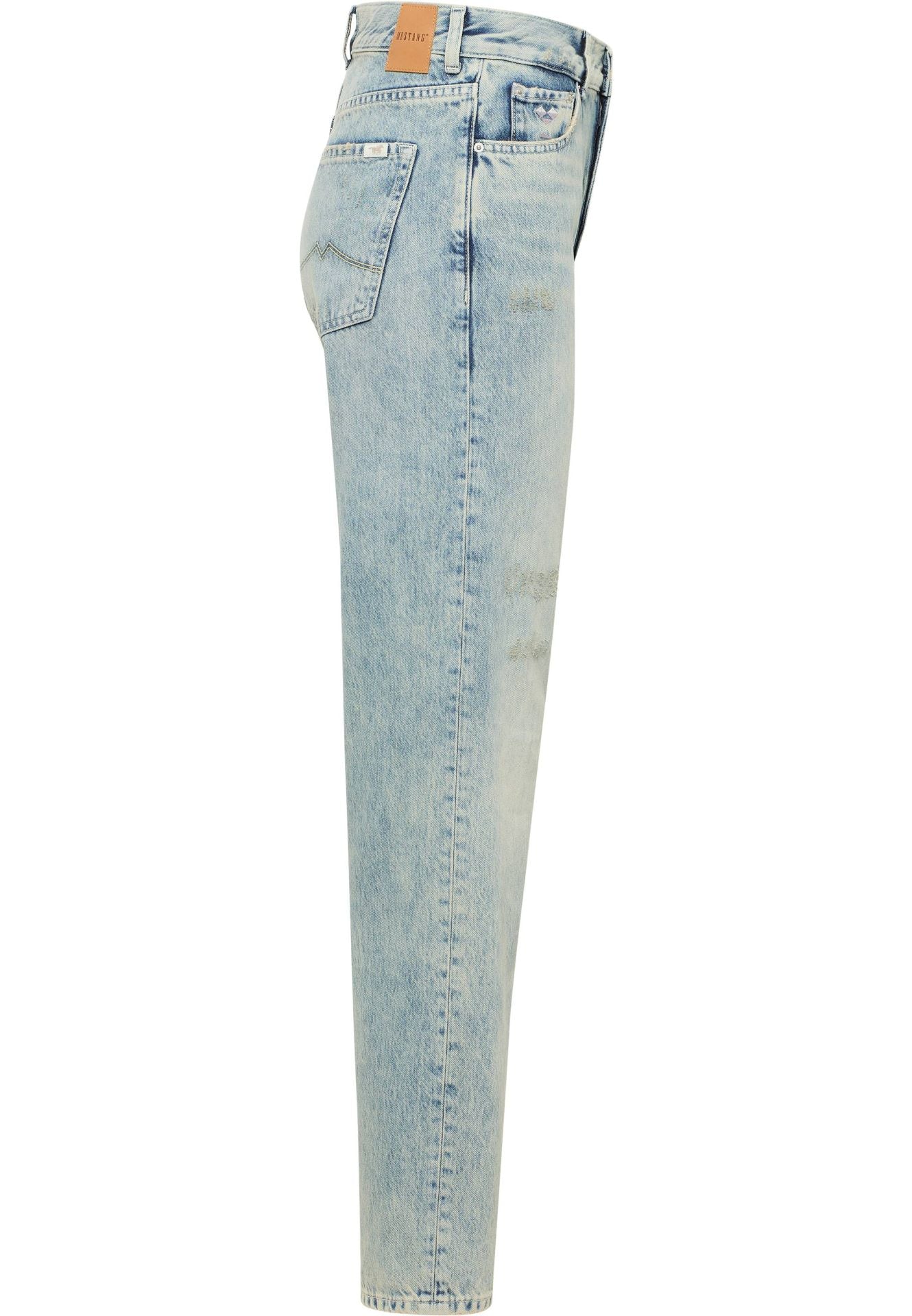 Damskie Spodnie Jeansowe Mustang Style Brooks Straight Denim Blue 1016921 5000 225