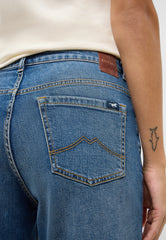 Damskie Spodnie Jeansowe Mustang Style Charlotte Tapered Denim Blue 1017595 5000 781