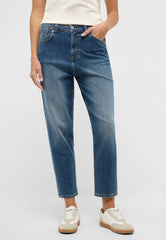Damskie Spodnie Jeansowe Mustang Style Charlotte Tapered Denim Blue 1017595 5000 781