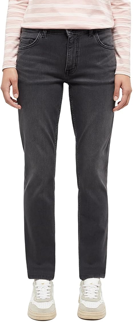 Damskie Spodnie Jeansowe Mustang Style Rebecca Slim Denim Black 1014713 4000 882