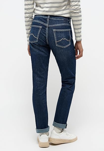 Damskie Spodnie Jeansowe Mustang Style Rebecca Slim Denim Blue 1014714 5000 882