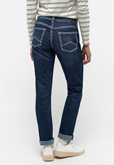Damskie Spodnie Jeansowe Mustang Style Rebecca Slim Denim Blue 1014714 5000 882