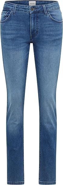 Damskie Spodnie Jeansowe Mustang Style Rebecca Slim Denim Blue 1016989 5000 682