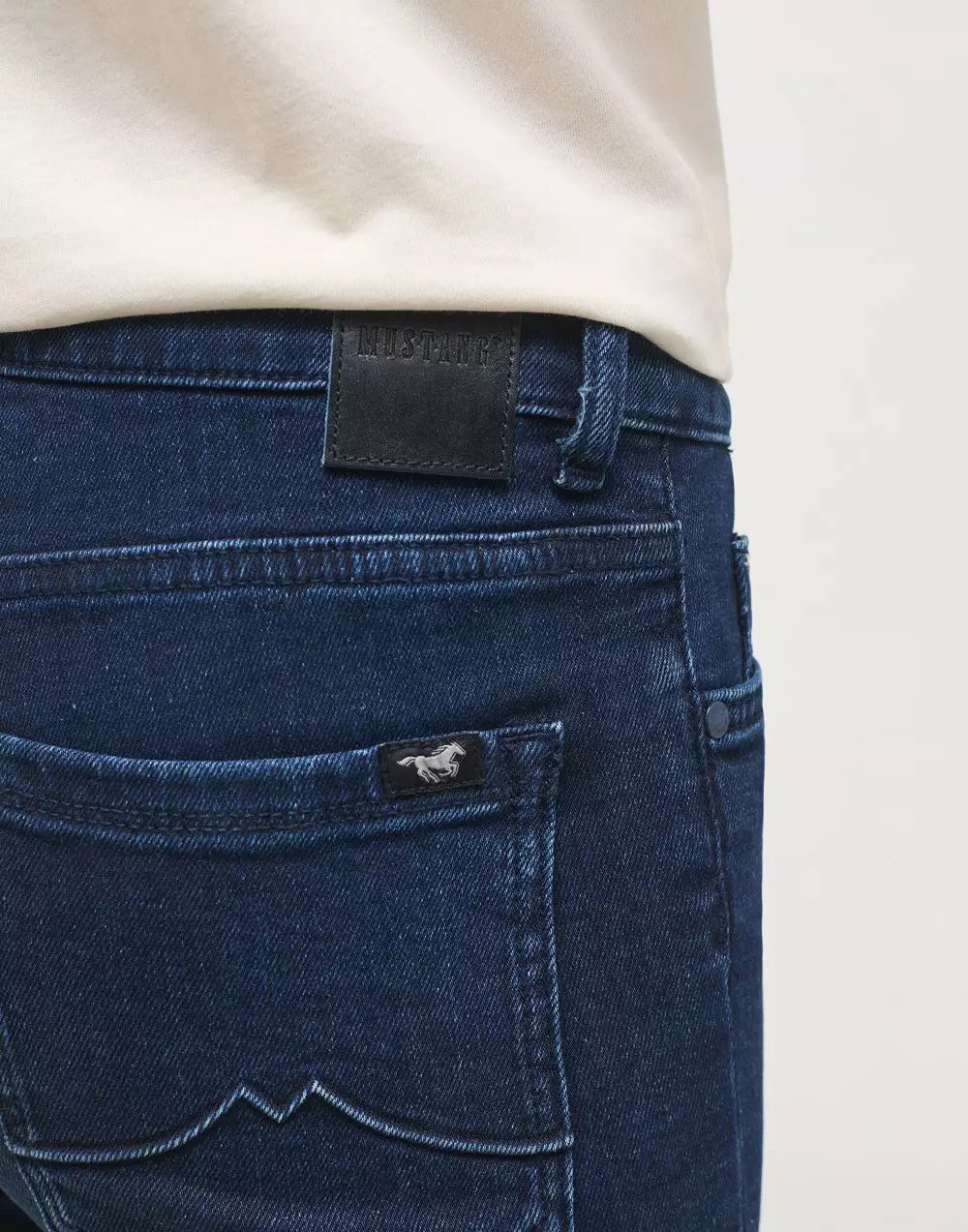 Damskie Spodnie Jeansowe Mustang Style Shelby Skinny Denim Blue 1014342 5000 702