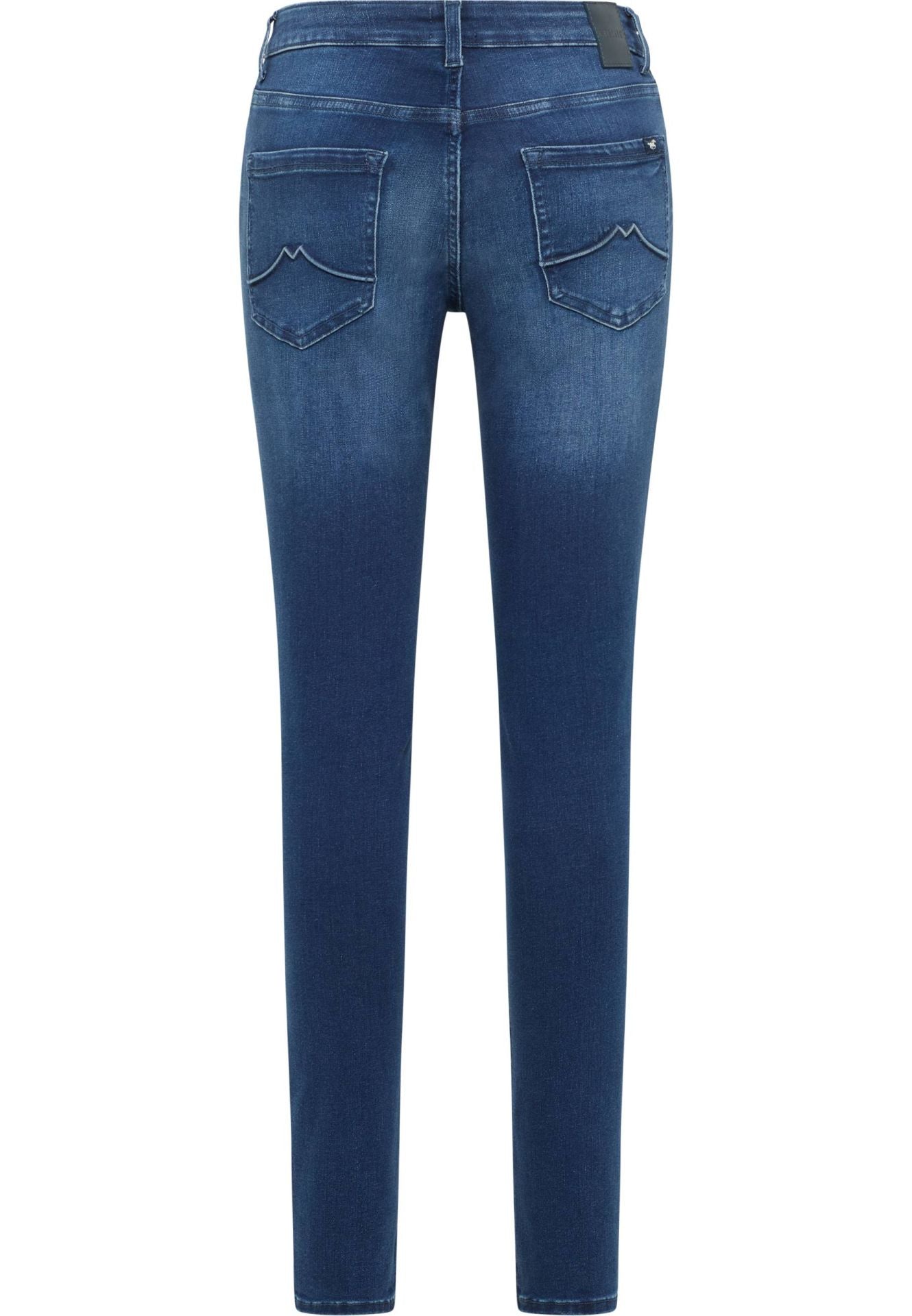 Damskie Spodnie Jeansowe Mustang Style Shelby Skinny Denim Blue 1015975 5000 742