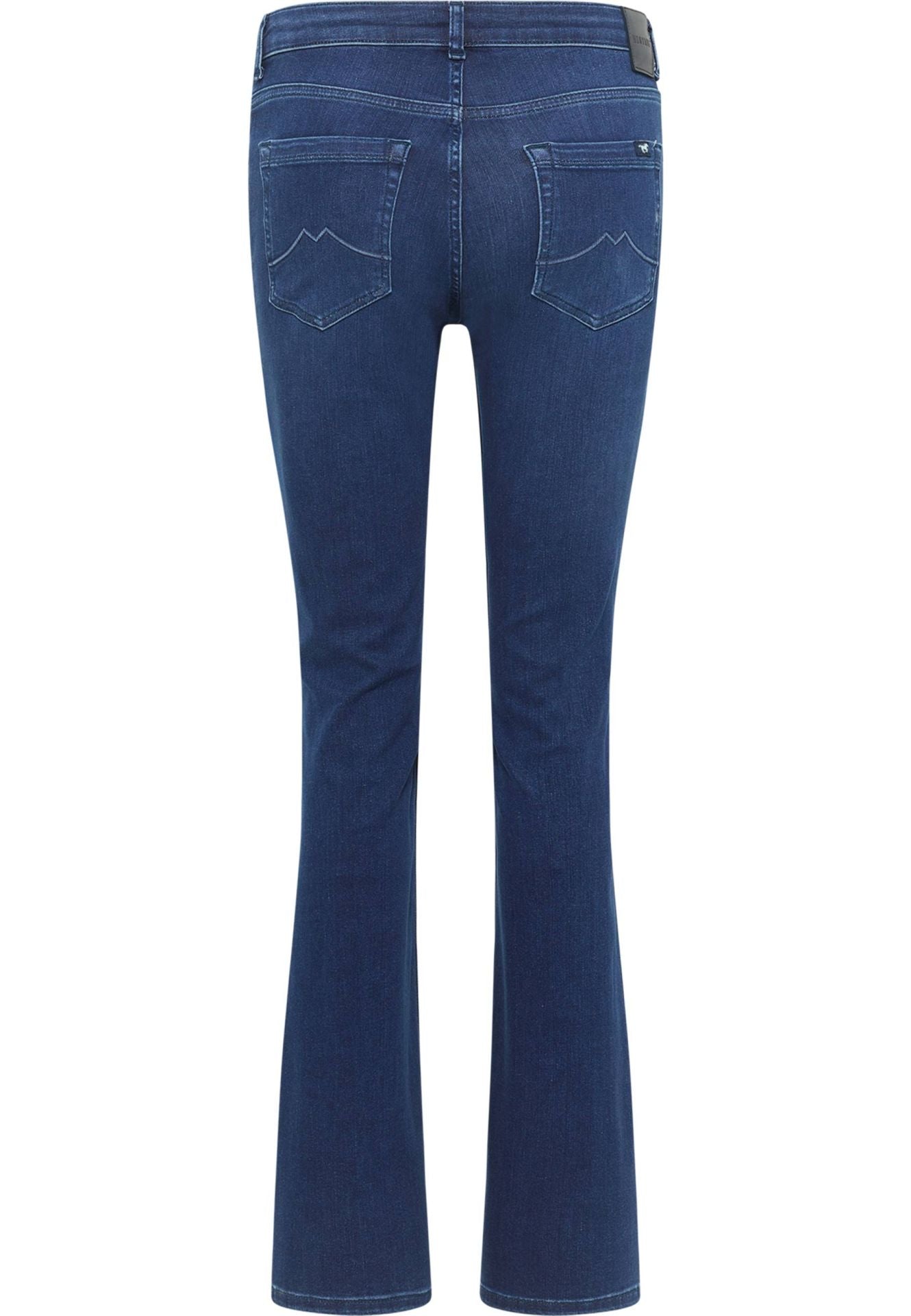 Damskie Spodnie Jeansowe Mustang Style Shelby Slim Boot Denim Blue 1015568 5000 682