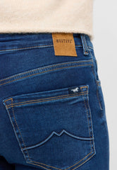 Damskie Spodnie Jeansowe Mustang Style Shelby Slim Boot Denim Blue 1015992 5000 742