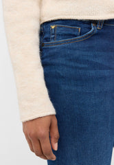 Damskie Spodnie Jeansowe Mustang Style Shelby Slim Boot Denim Blue 1015992 5000 742