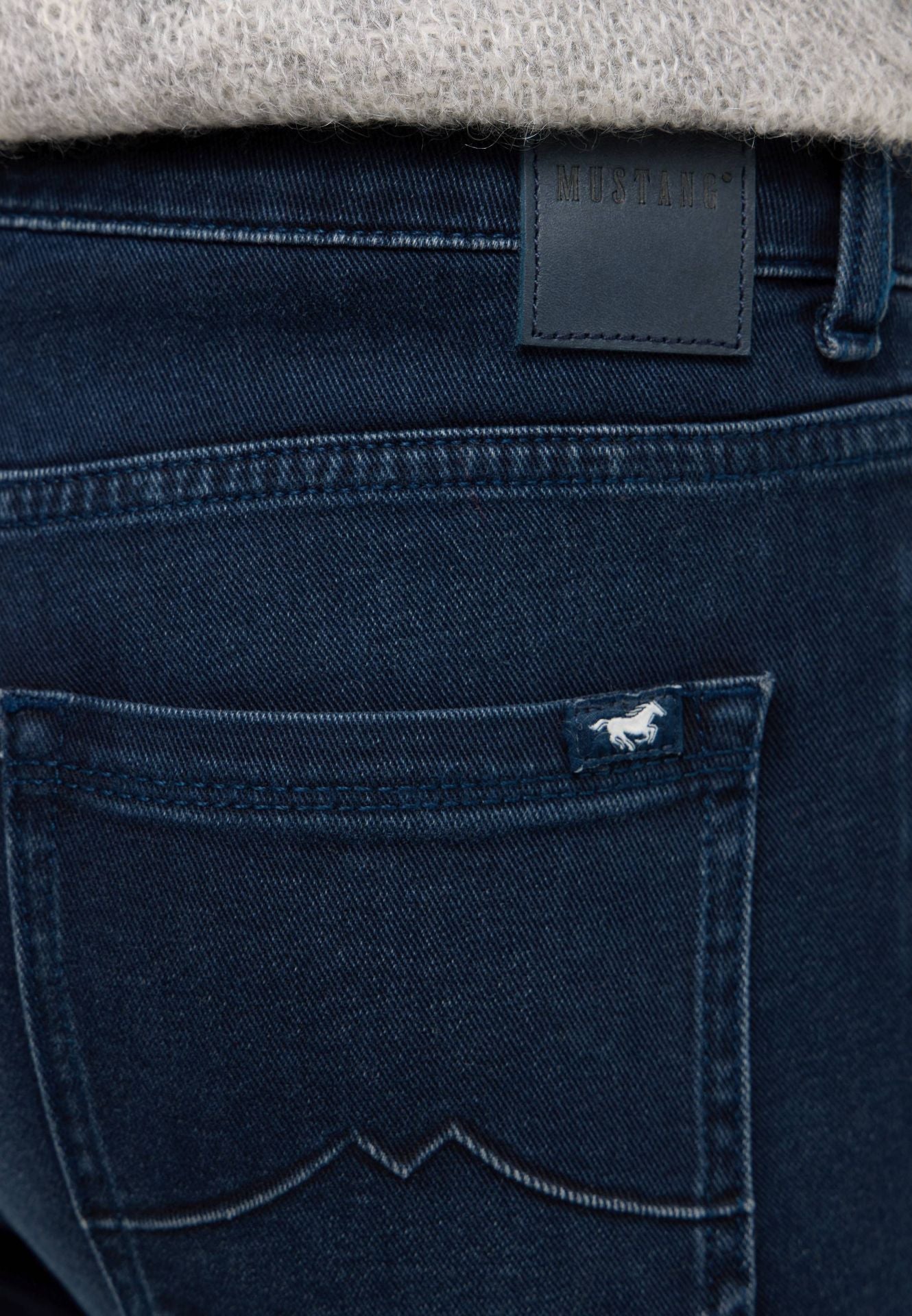 Damskie Spodnie Jeansowe Mustang Style Shelby Slim Denim Blue 1016909 5000 801