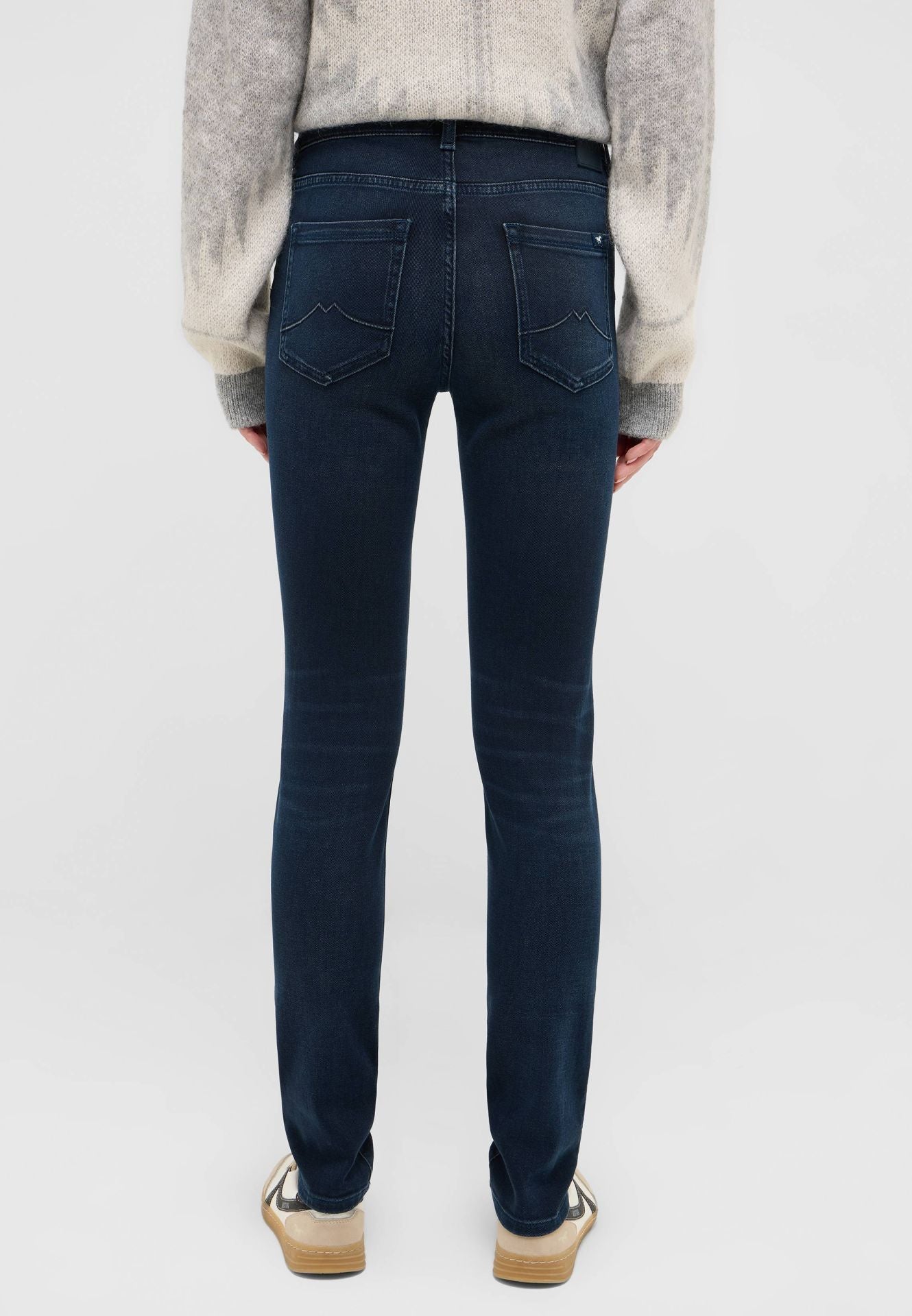 Damskie Spodnie Jeansowe Mustang Style Shelby Slim Denim Blue 1016909 5000 801