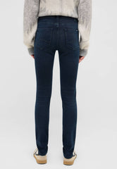 Damskie Spodnie Jeansowe Mustang Style Shelby Slim Denim Blue 1016909 5000 801