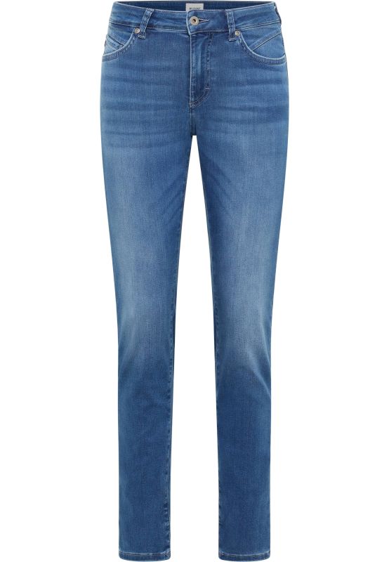 Damskie Spodnie Jeansowe Mustang Style Crosby Relaxed Slim Denim Blue 1016912 5000 582