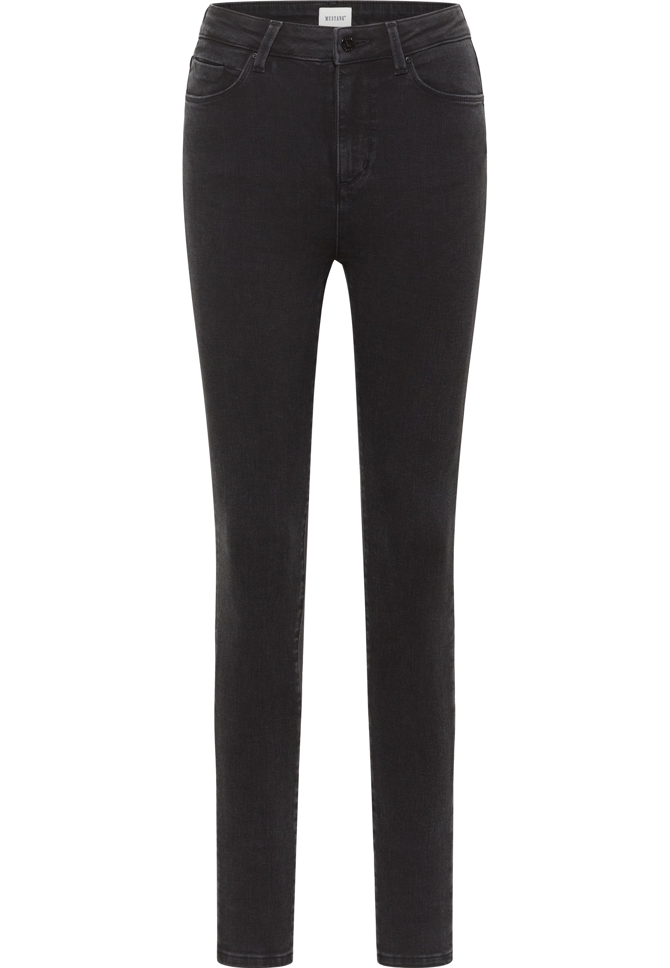 Damskie Spodnie jeansowe Mustang Style Georgia Super Skinny Denim Black 1015553 4000 802