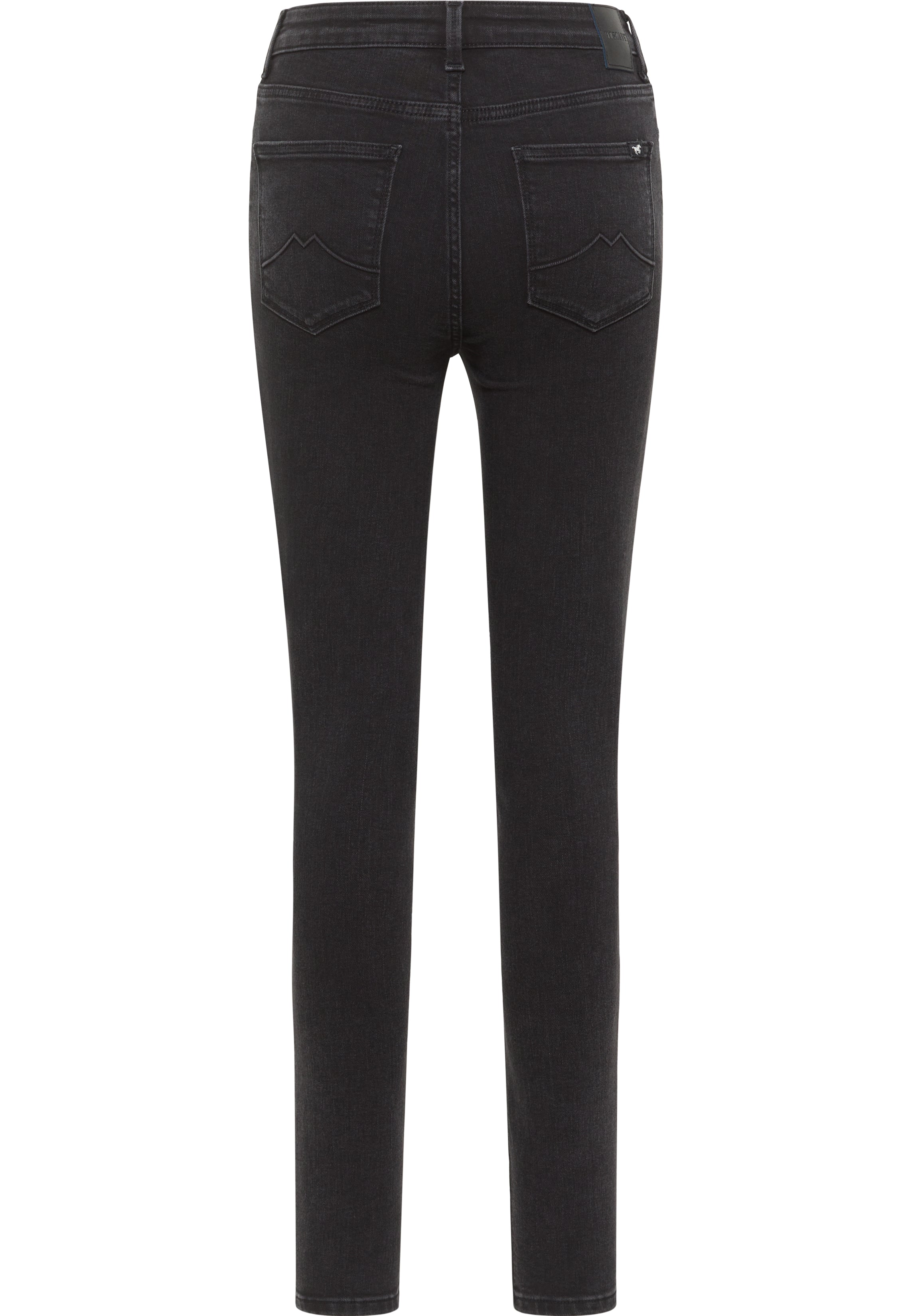 Damskie Spodnie jeansowe Mustang Style Georgia Super Skinny Denim Black 1015553 4000 802