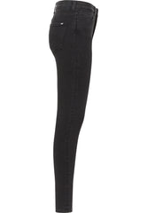 Damskie Spodnie jeansowe Mustang Style Georgia Super Skinny Denim Black 1015553 4000 802