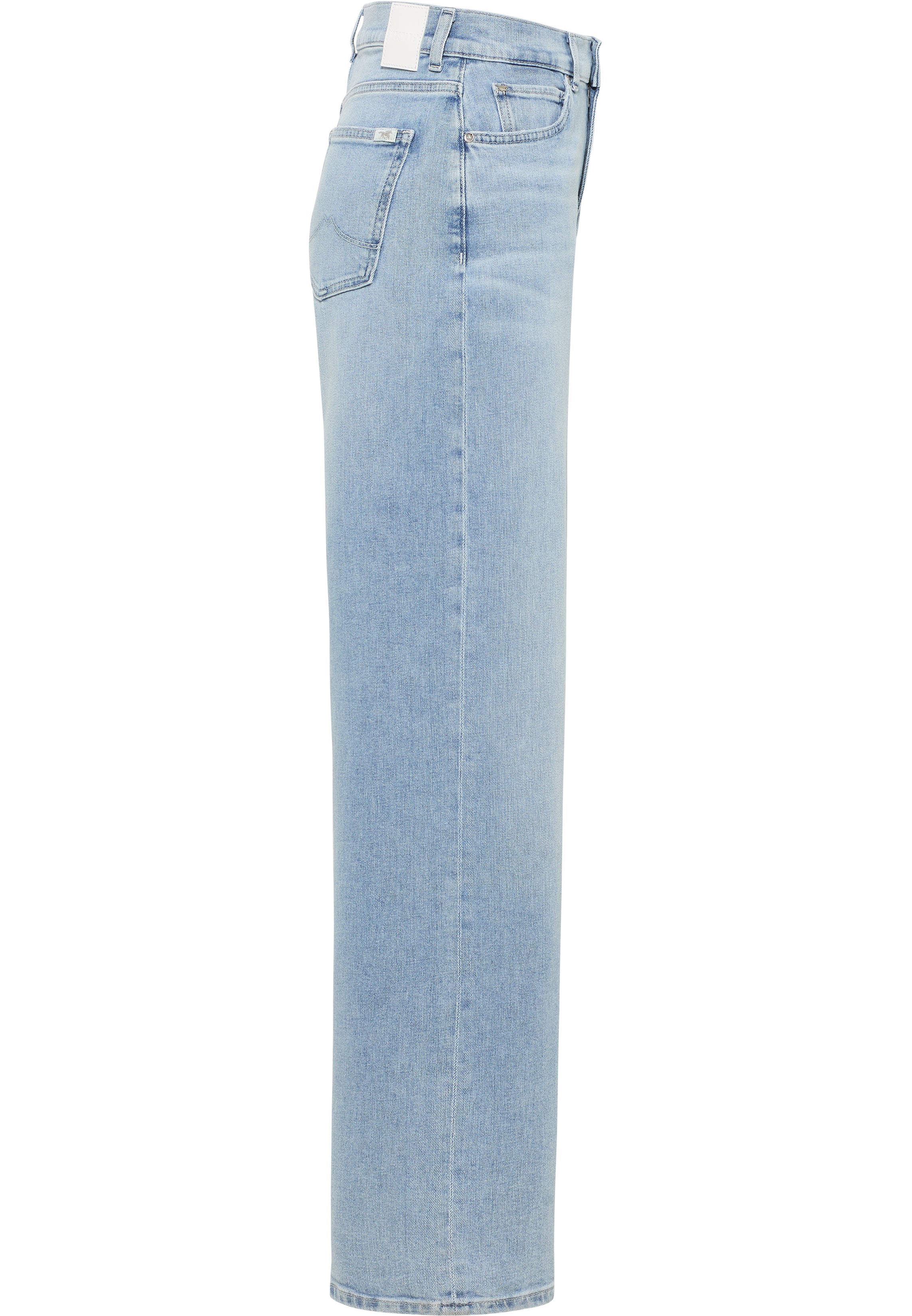 Damskie Spodnie Jeansowe Mustang Style Luise Wide Denim Blue 1016553 5000 211