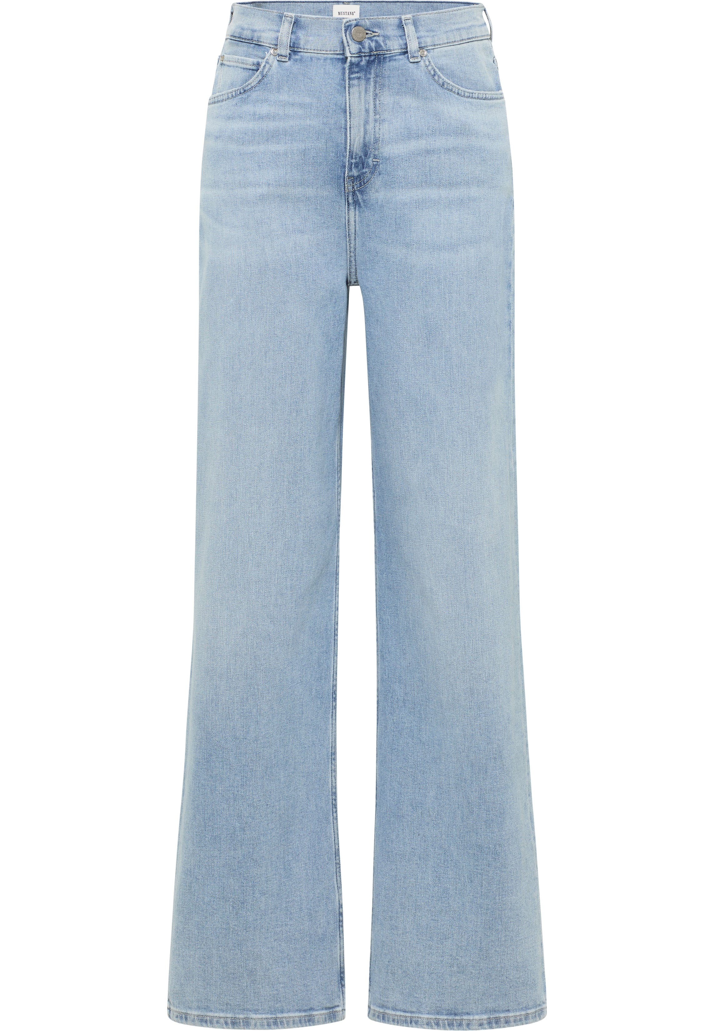 Damskie Spodnie Jeansowe Mustang Style Luise Wide Denim Blue 1016553 5000 211