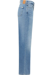 Damskie Spodnie Jeansowe Mustang Style Madison Wide Denim Blue 1016554 5000 412