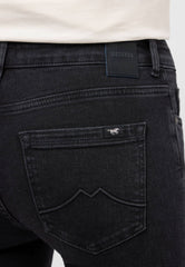 Damskie Spodnie Jeansowe Mustang Style Shelby Slim Denim Black 1015564 4000 802