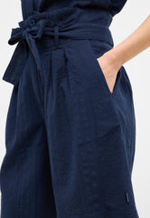 Damskie Szorty Materiałowe Mustang Style Darrah Navy Blazer 1016586 5324