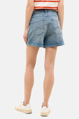 Damskie Szorty Mustang Style Purley Shorts Denim Blue 1016560 5000 332