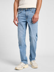 JEANSY MĘSKIE SPODNIE LEE BROOKLYN STRAIGHT HORIZON BLUE 112363849