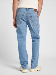 JEANSY MĘSKIE SPODNIE LEE BROOKLYN STRAIGHT HORIZON BLUE 112363849
