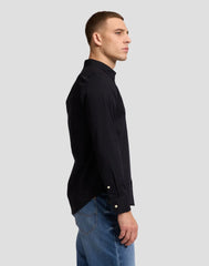 KOSZULA MĘSKA LEE LS CLEAN SHIRT BLACK 112386620
