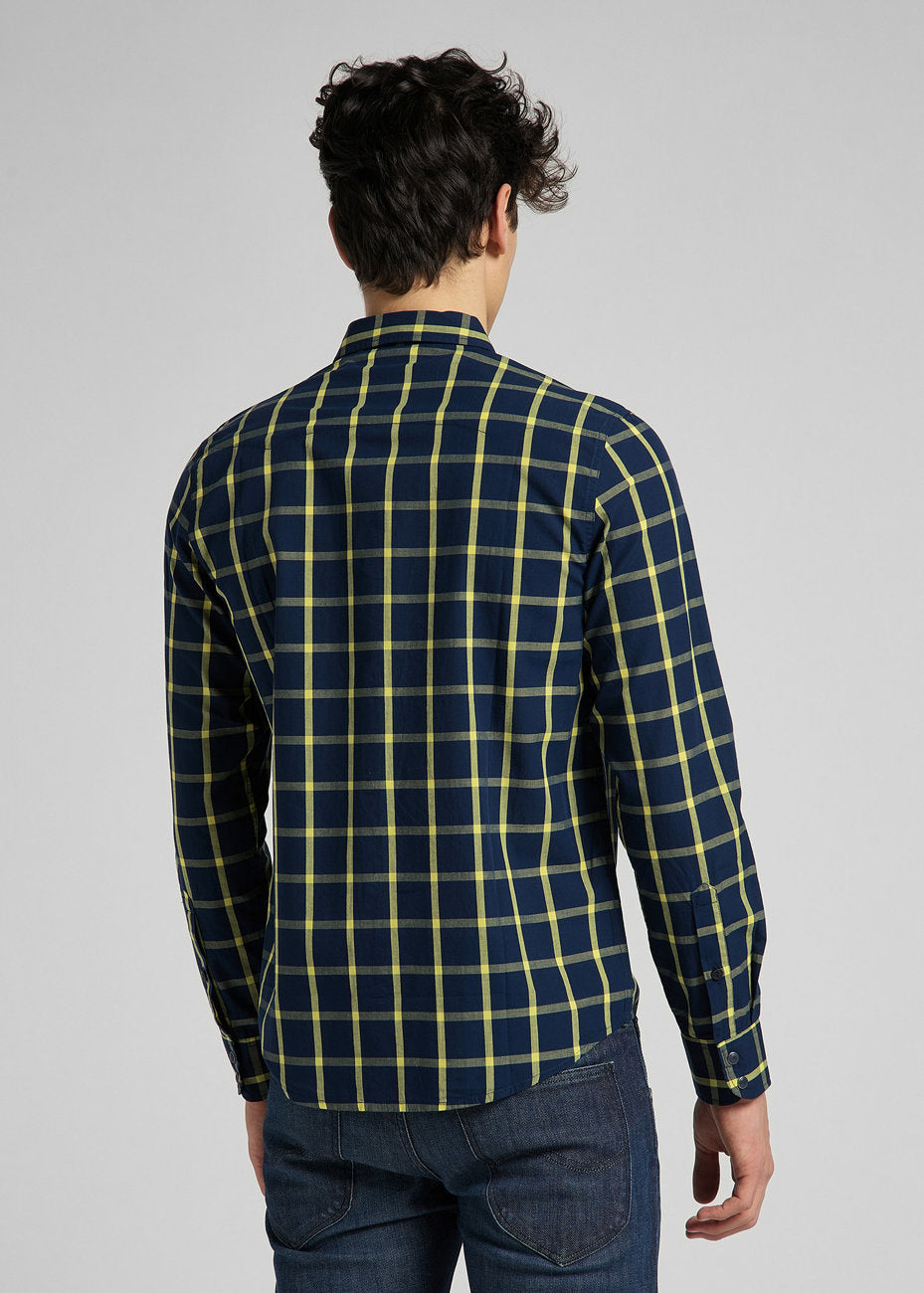 KOSZULA MĘSKA LEE RIDER SHIRT LEMON L856KRQG 112122573