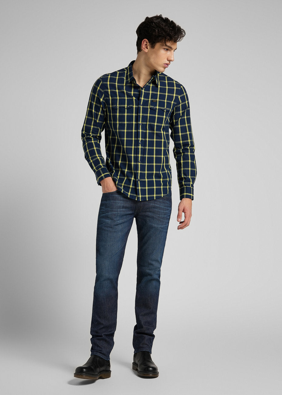 KOSZULA MĘSKA LEE RIDER SHIRT LEMON L856KRQG 112122573