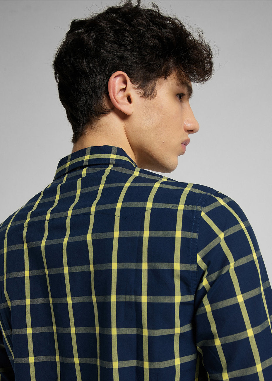 KOSZULA MĘSKA LEE RIDER SHIRT LEMON L856KRQG 112122573